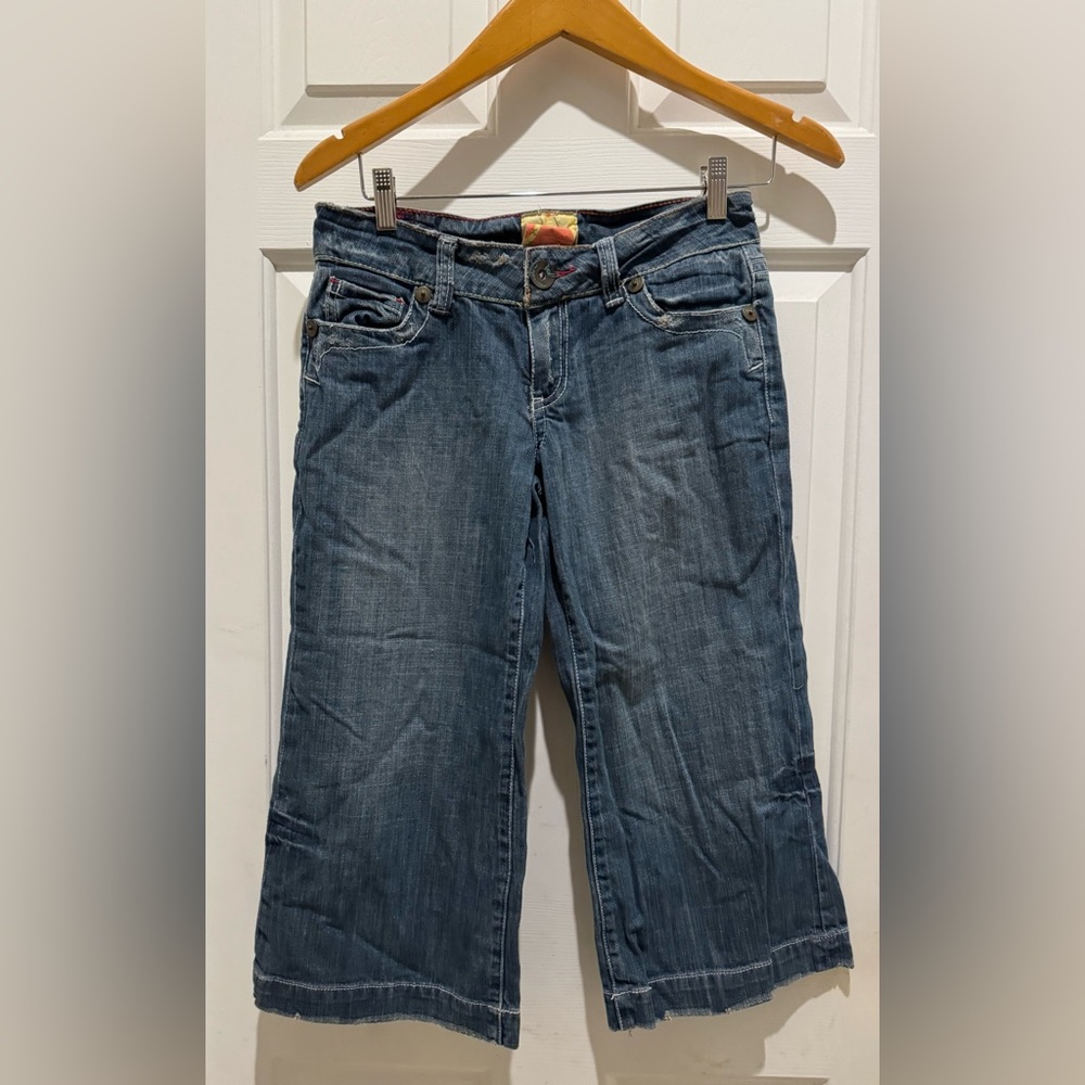 Marlow Vintage Crop Wide Leg Jeans Size 27/5